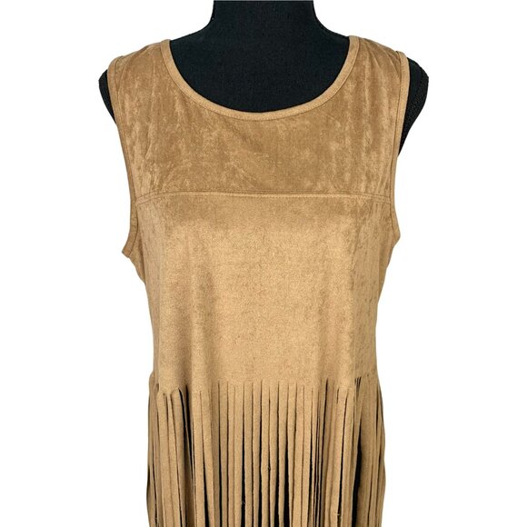Sleeveless Fringe Hippie Western Cowgirl Top - Picture 2 of 8